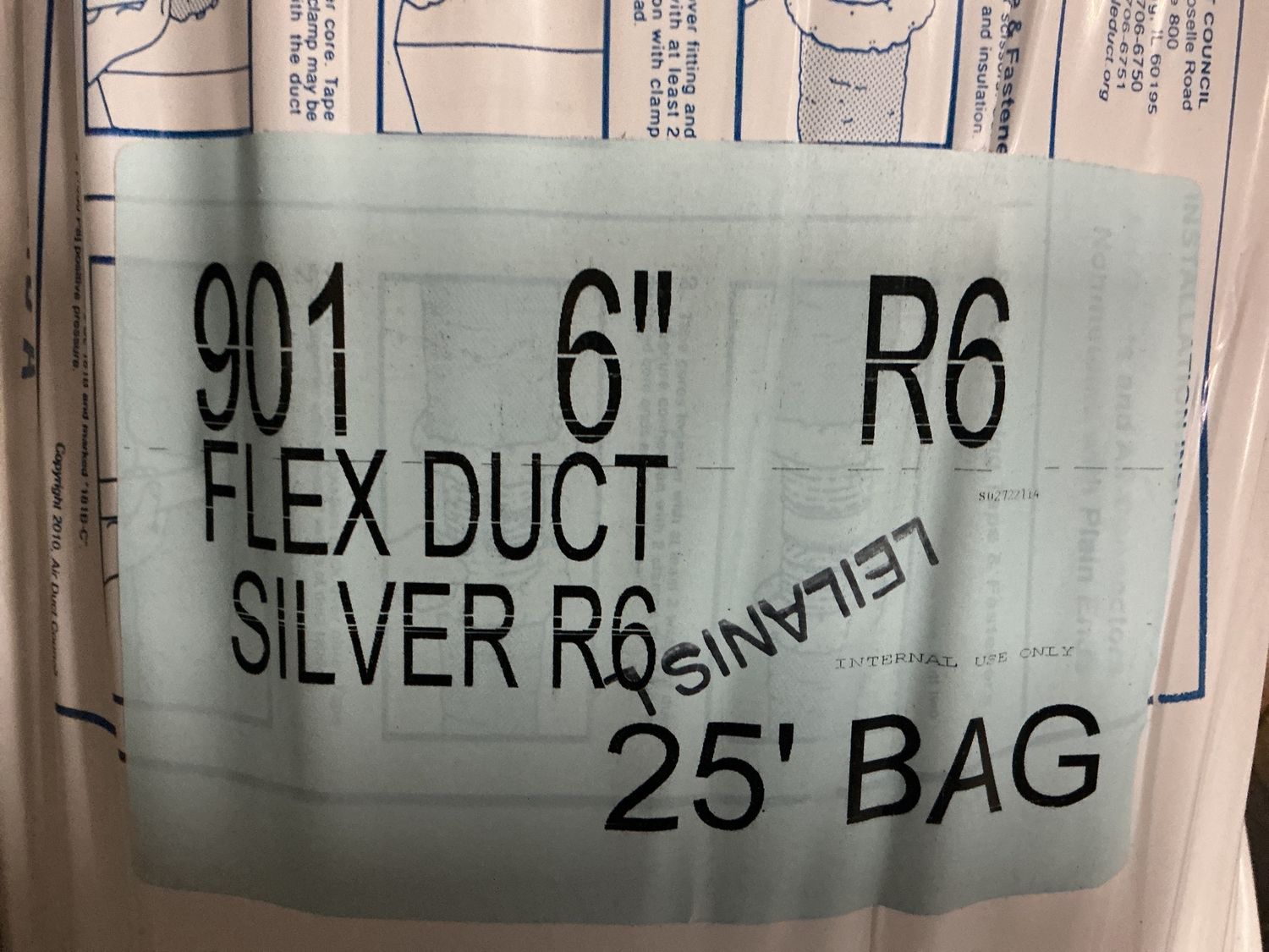 6" R-6 Silver Flex