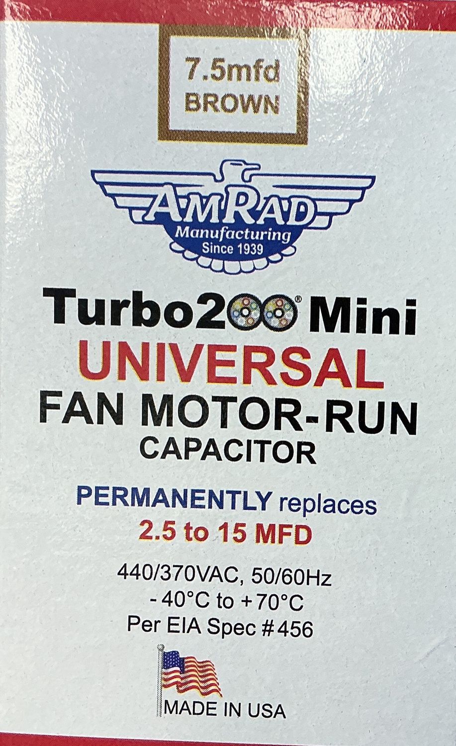 Turbo Mini Run Capacitor