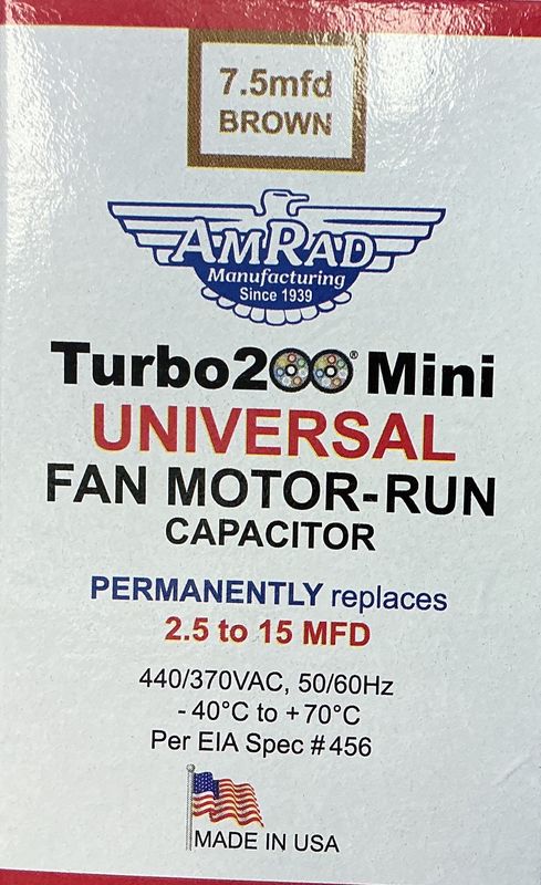 Turbo Mini Run Capacitor