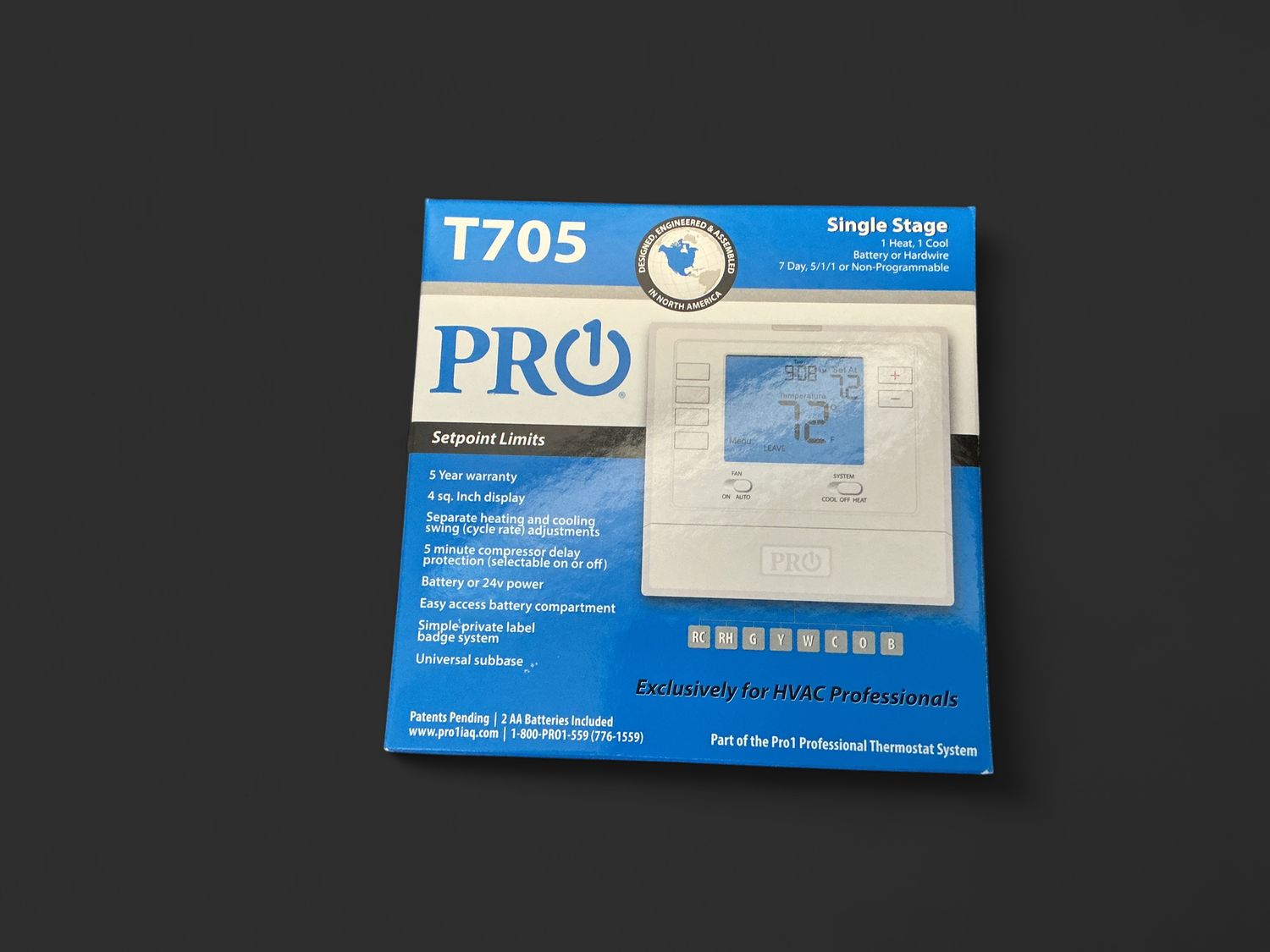 Pro1 T705 Digital Prog Thermostat