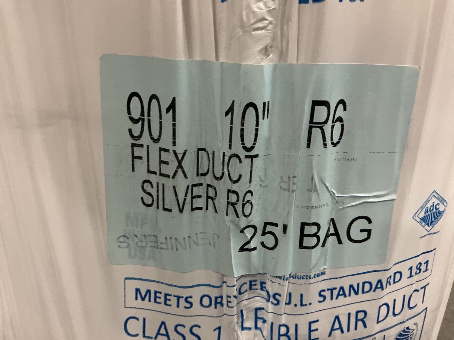 10" R-6 Silver Flex