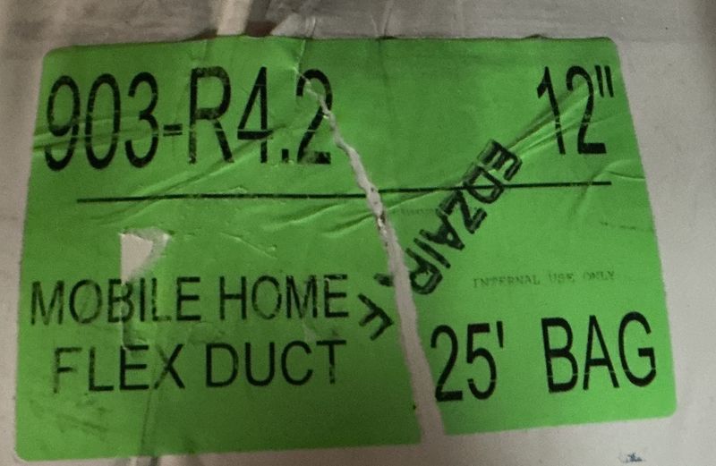 12" R-4 Mobile Home Flex