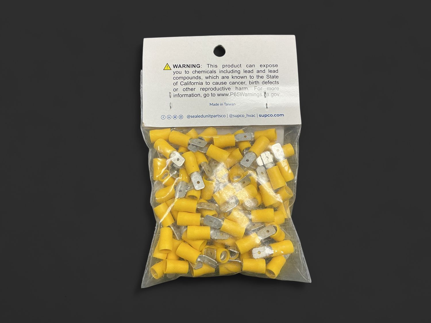 Male 1/4 Disconnect 100 pk