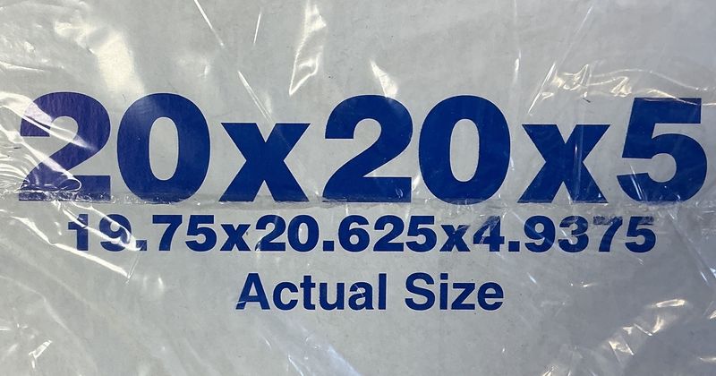 20x20x5 Filter -single