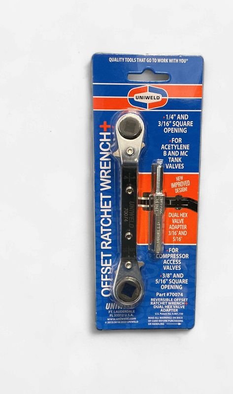 Uniweld Offset Ratchet Wrench