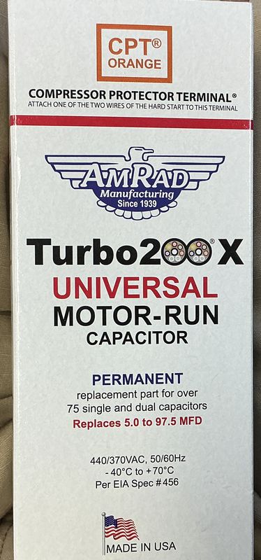 Turbo2000 Run Capacitor