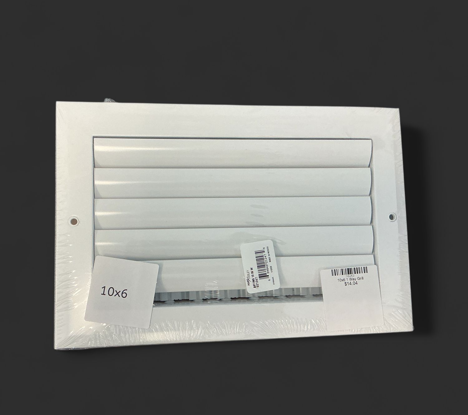 10x6 1 Way Grill