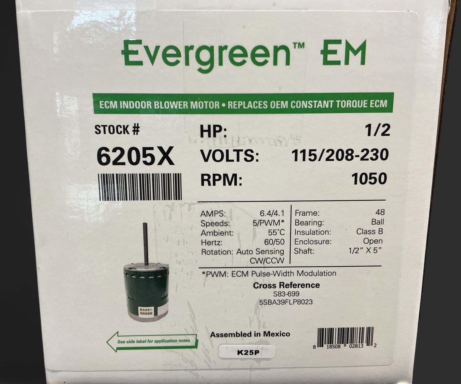 1/2 HP X-13 Evergreen Motor