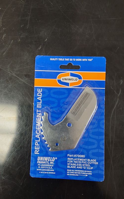 Uniweld Replacement PVC Cutter Blade