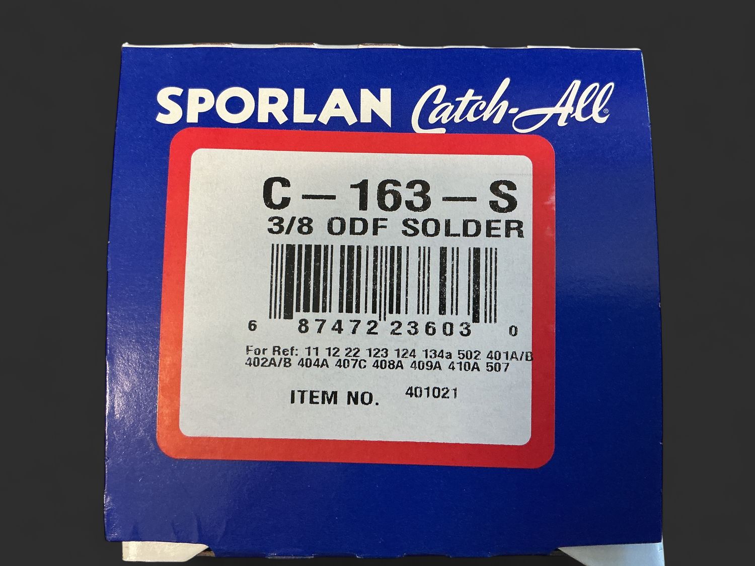 Sporlan Filter Drier C163