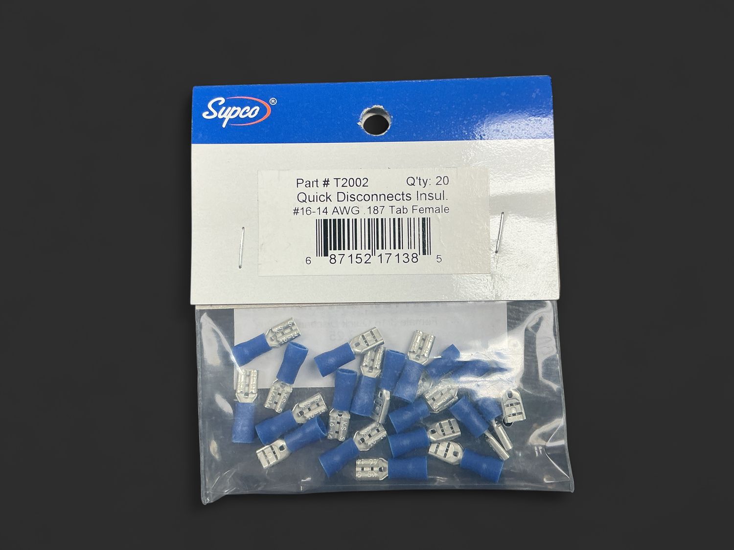 Female 3/16 Quick Disconnect 20pk