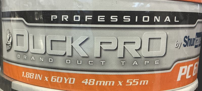 Duck Pro Black Duct Tape