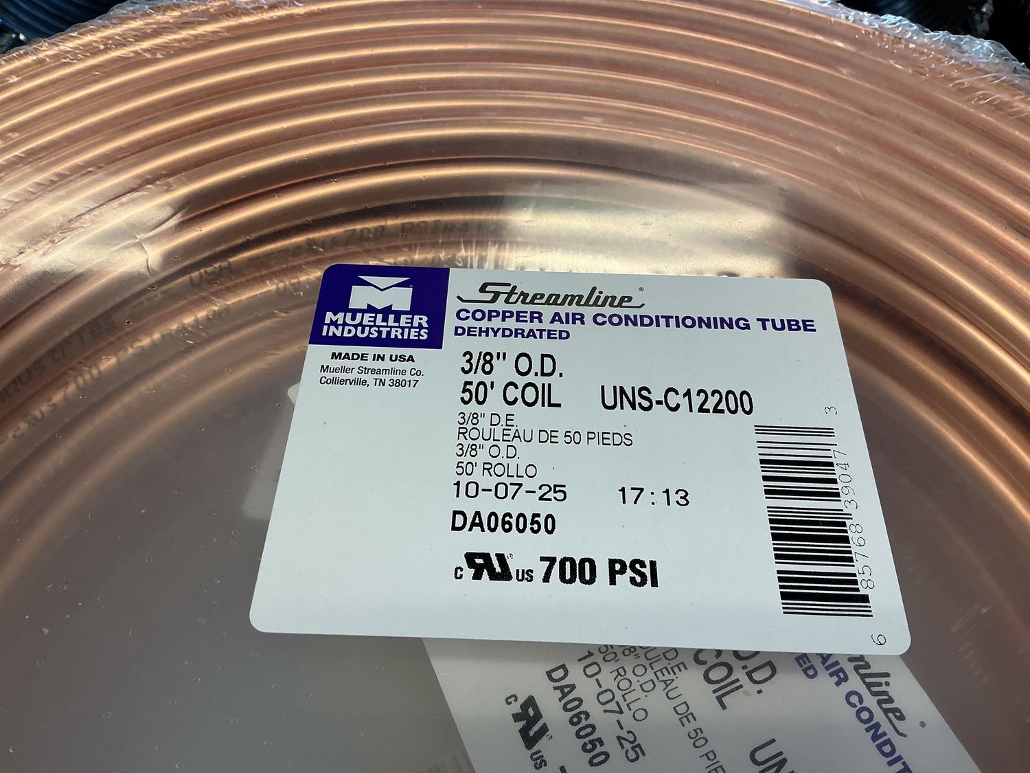 3/8 Copper Roll