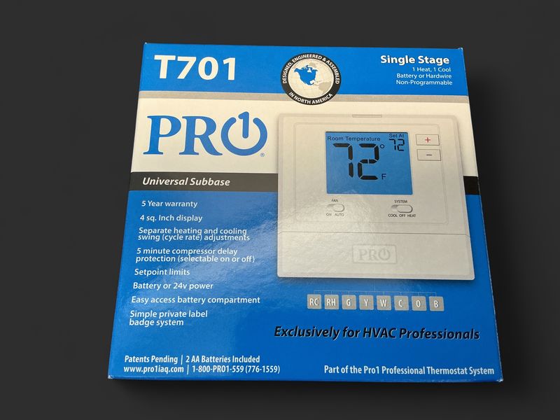 T701 Thermostat Dig NP