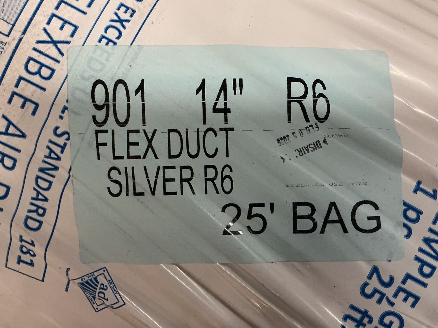 14" R-6 Silver Flex