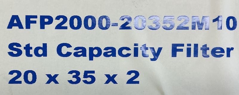20x35x2 Pleated Filter M10
