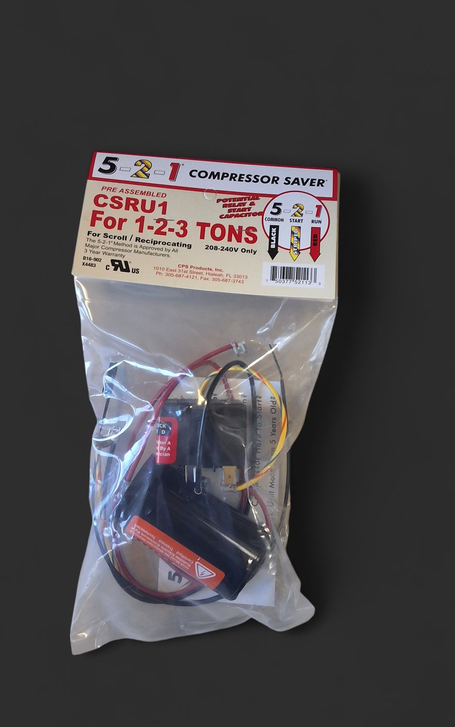 Hard Start Compressor Saver 1-3 ton