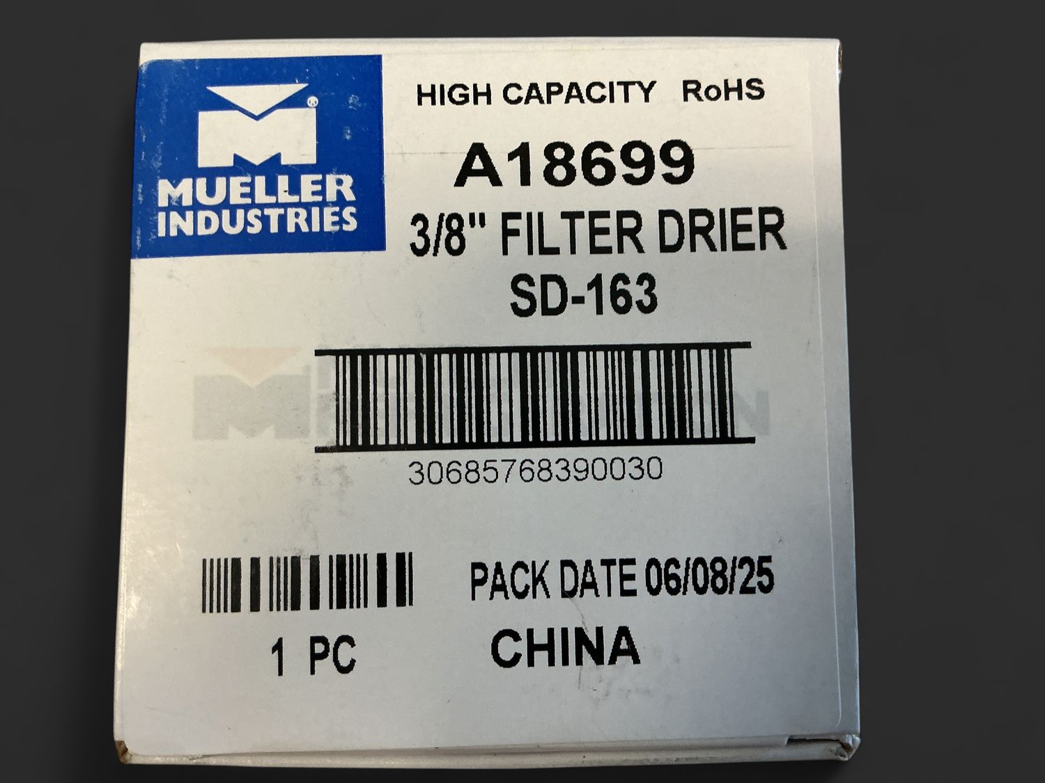 Mueller Filter Drier 083