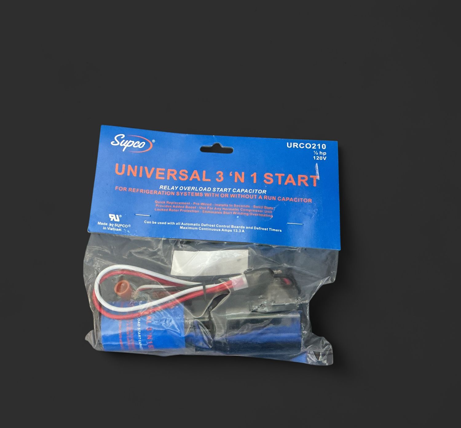 Universal hard start kit  Supco 1/2hp