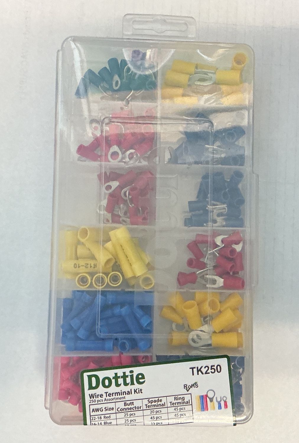 Wire terminal kit 250pc