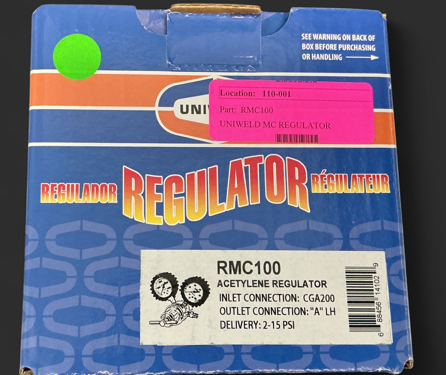 Uniweld RO100 Regulator