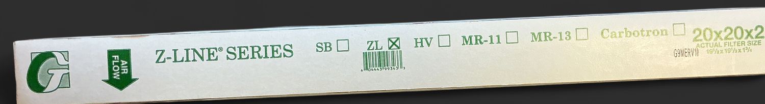 20x20x2 Pleated Filters