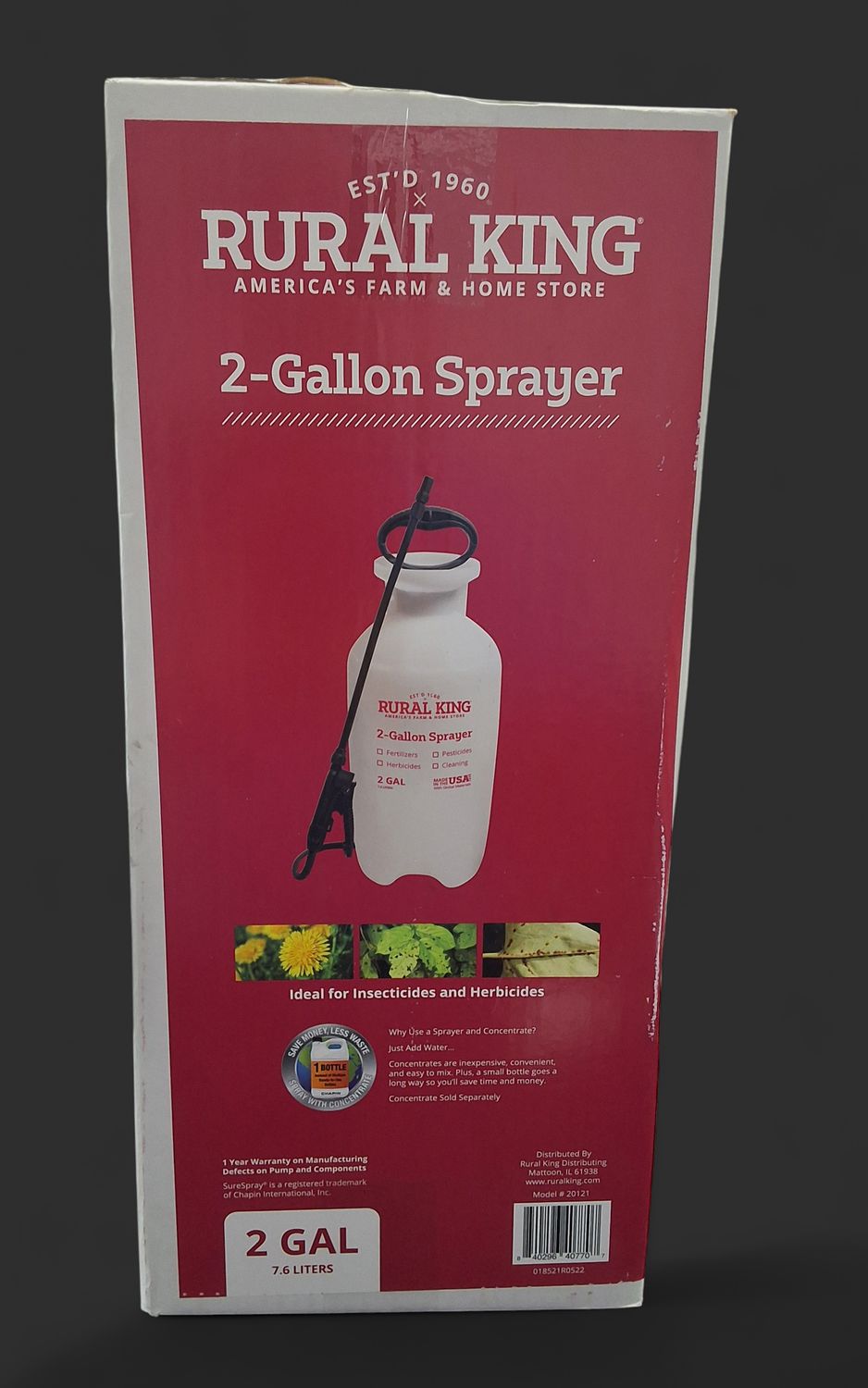 2 gal Sprayed
