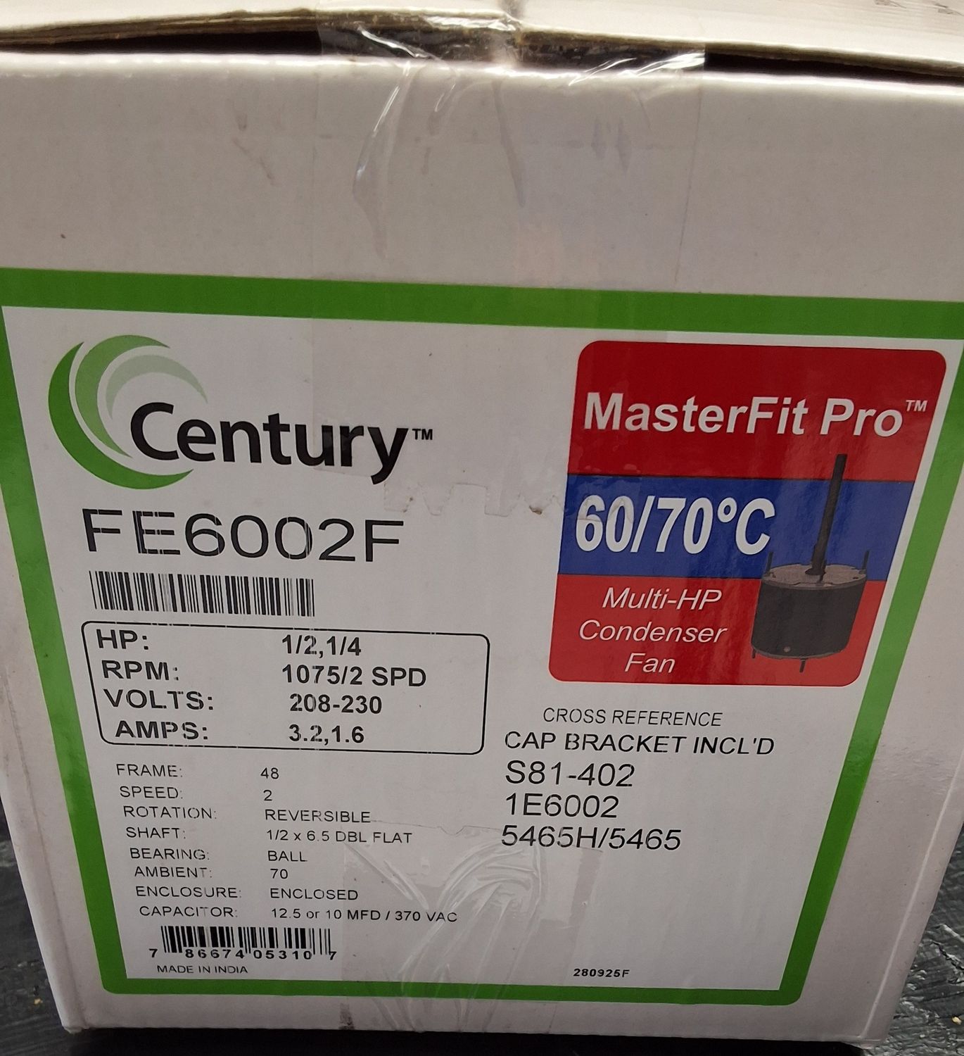 Century FE6002 1/2-1/4HP CONDENSOR