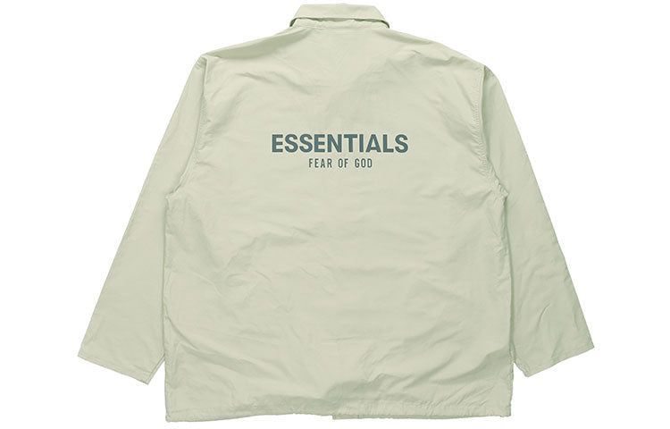 Fear of God Essentials FW20 Coach Jacket Sage
