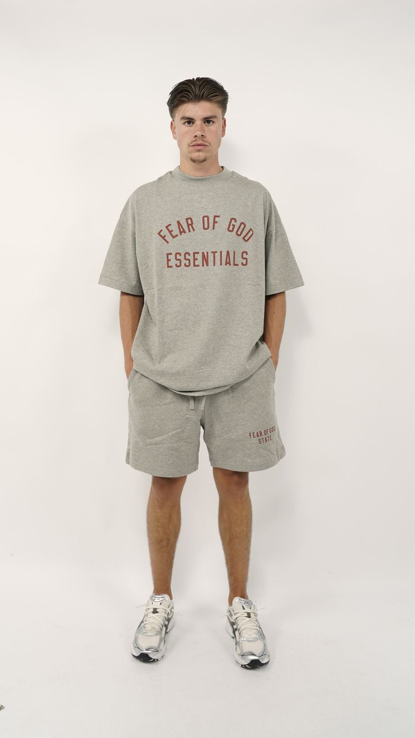 Fear of God Essentials FW24 Dark Heather Summer Set