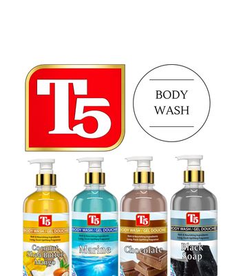 T5 body wash 1Lt X 6