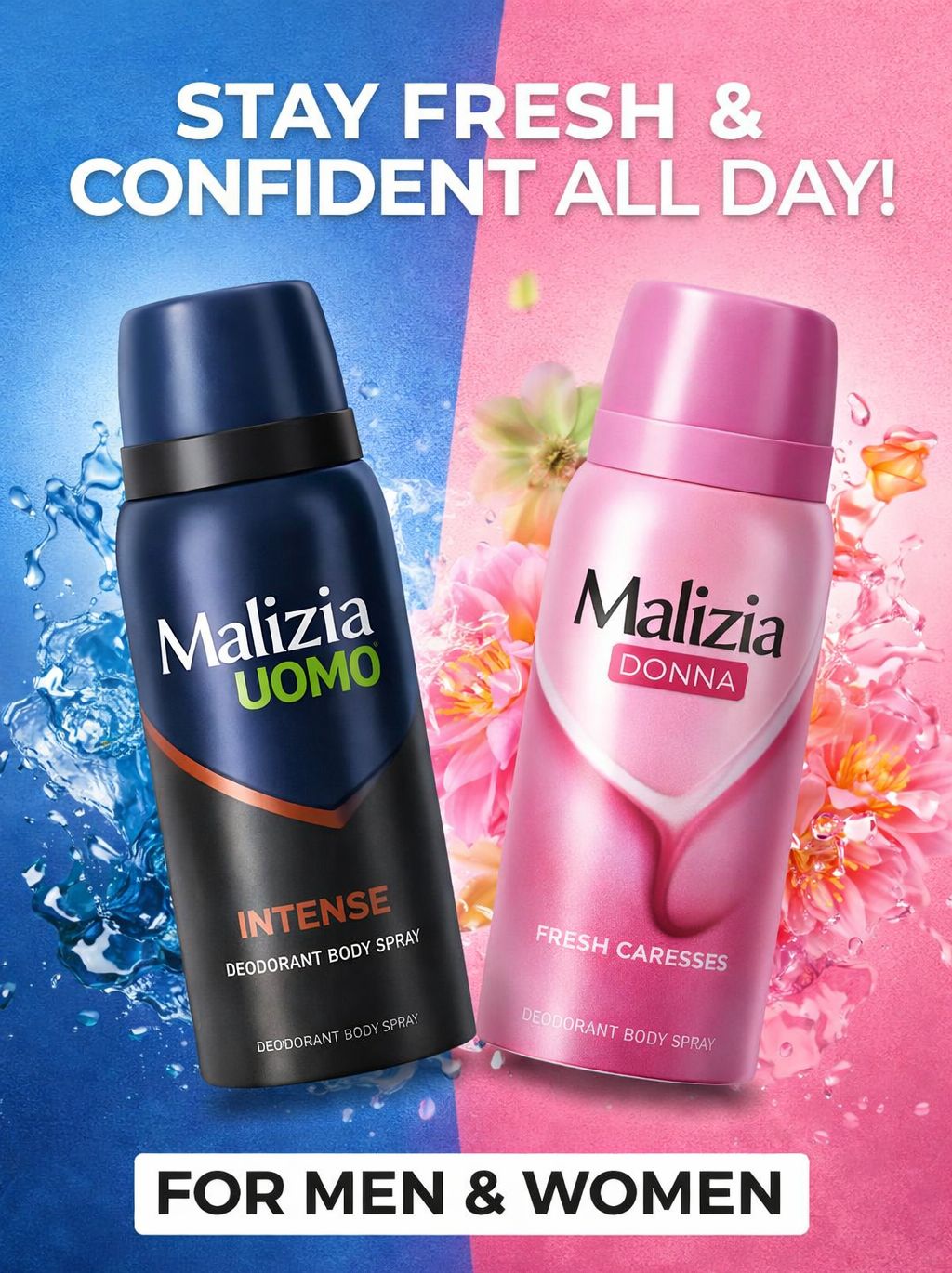 Malizia Body Spray (Men &amp; Women) 150Ml