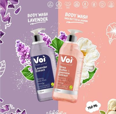 Voi Body Wash 750ml x 6