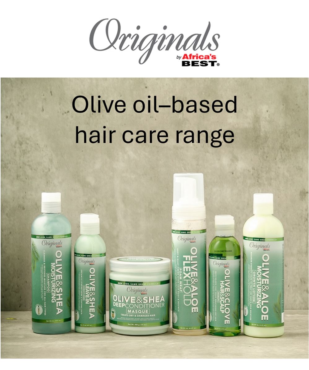 Olive range of Originals by Africa's Best