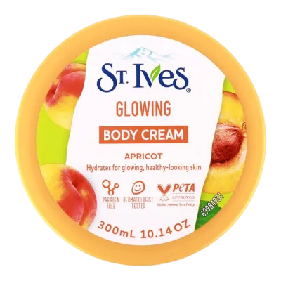 St.Ives Body Cream Smoothing Apricot 300Ml