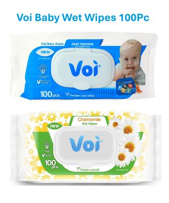 Voi Baby Wet Wipes 100pc x 6