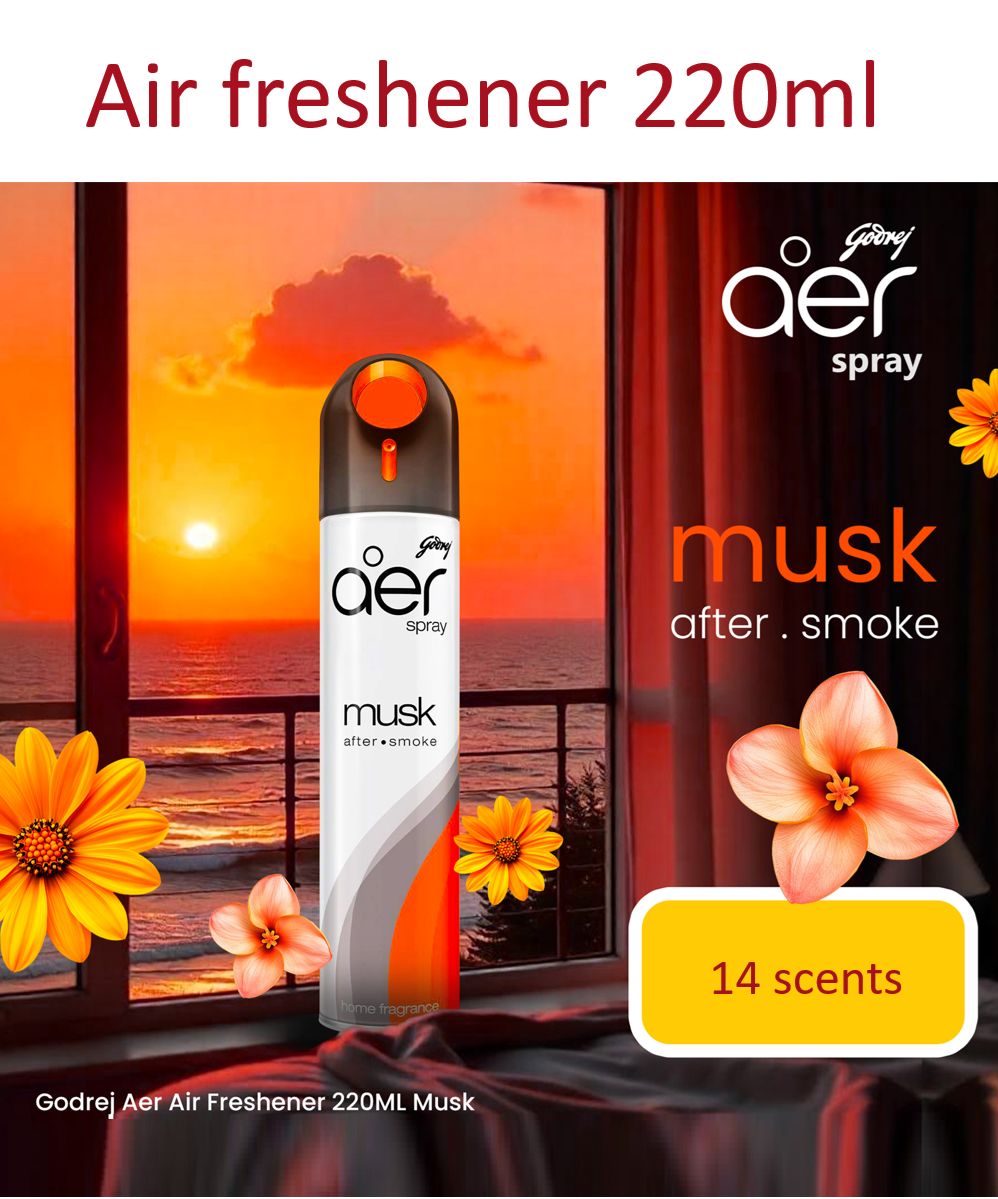 Godrej Aer Spray 220ml x 6