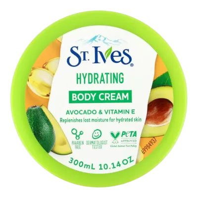 St.Ives Body Cream Smoothing Avocado 300Ml