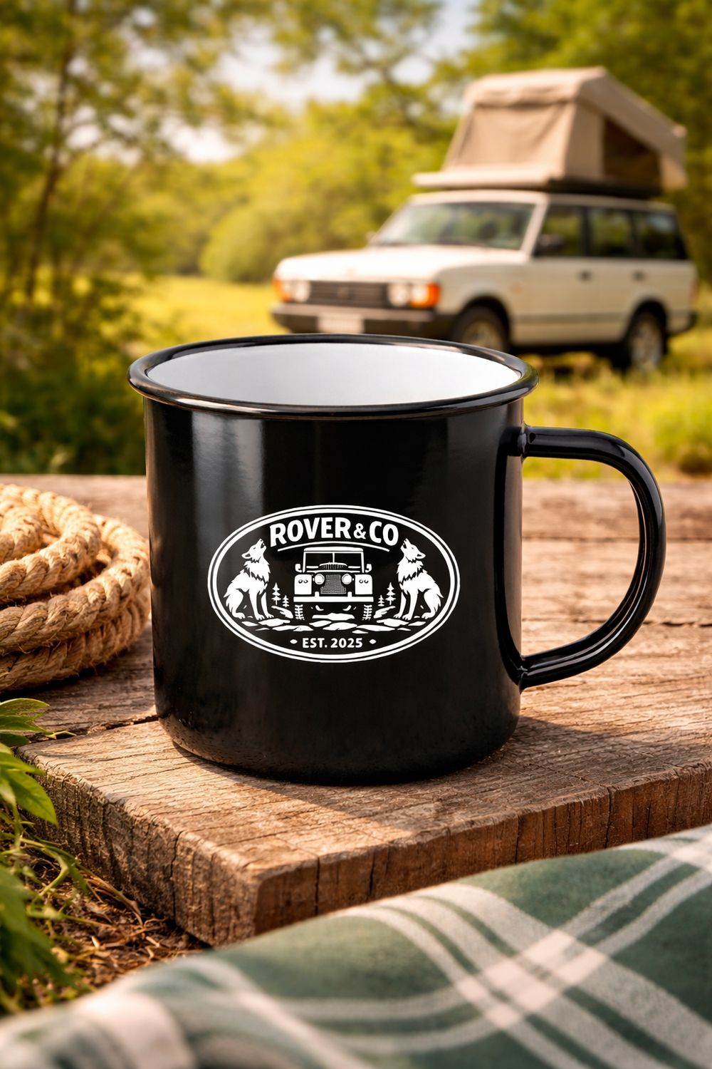 Rover &amp; Co - Emaille mok