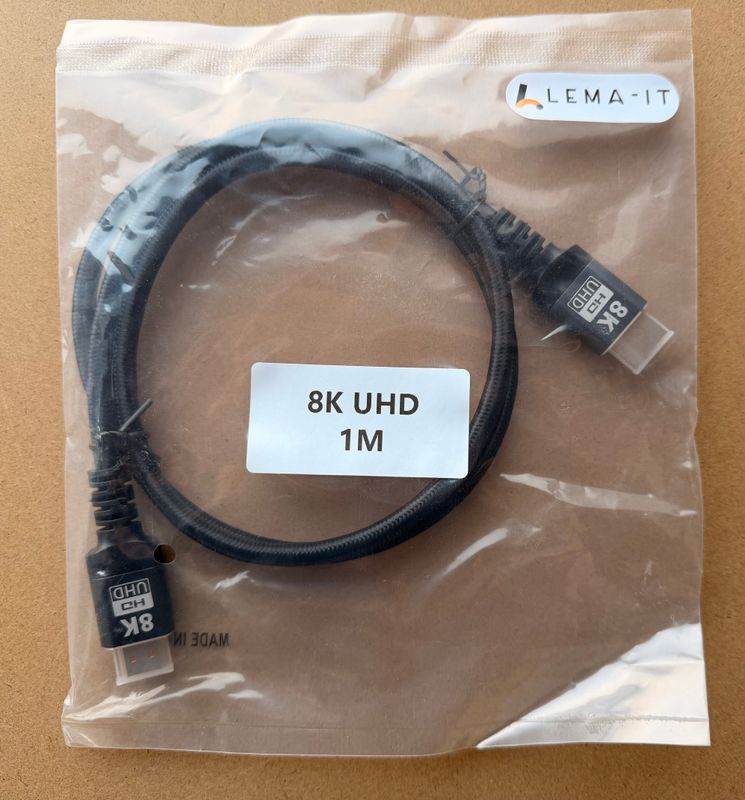 HD 8K 4K 120Hz 144Hz 2.1 Gold Plated, 3D-Ready, HDMI Kabel