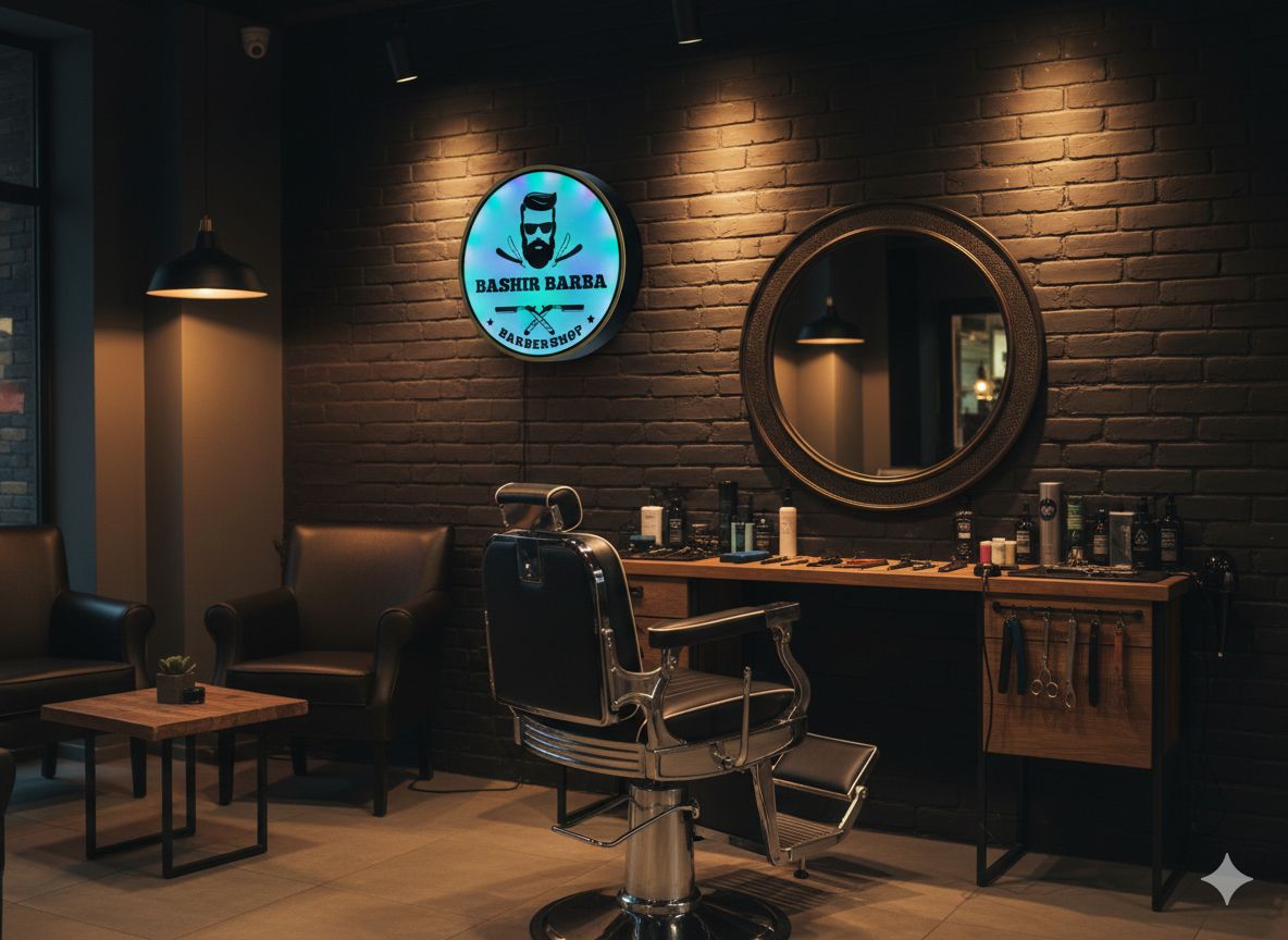 Logo Led BarberShop Logo Led BarberShop