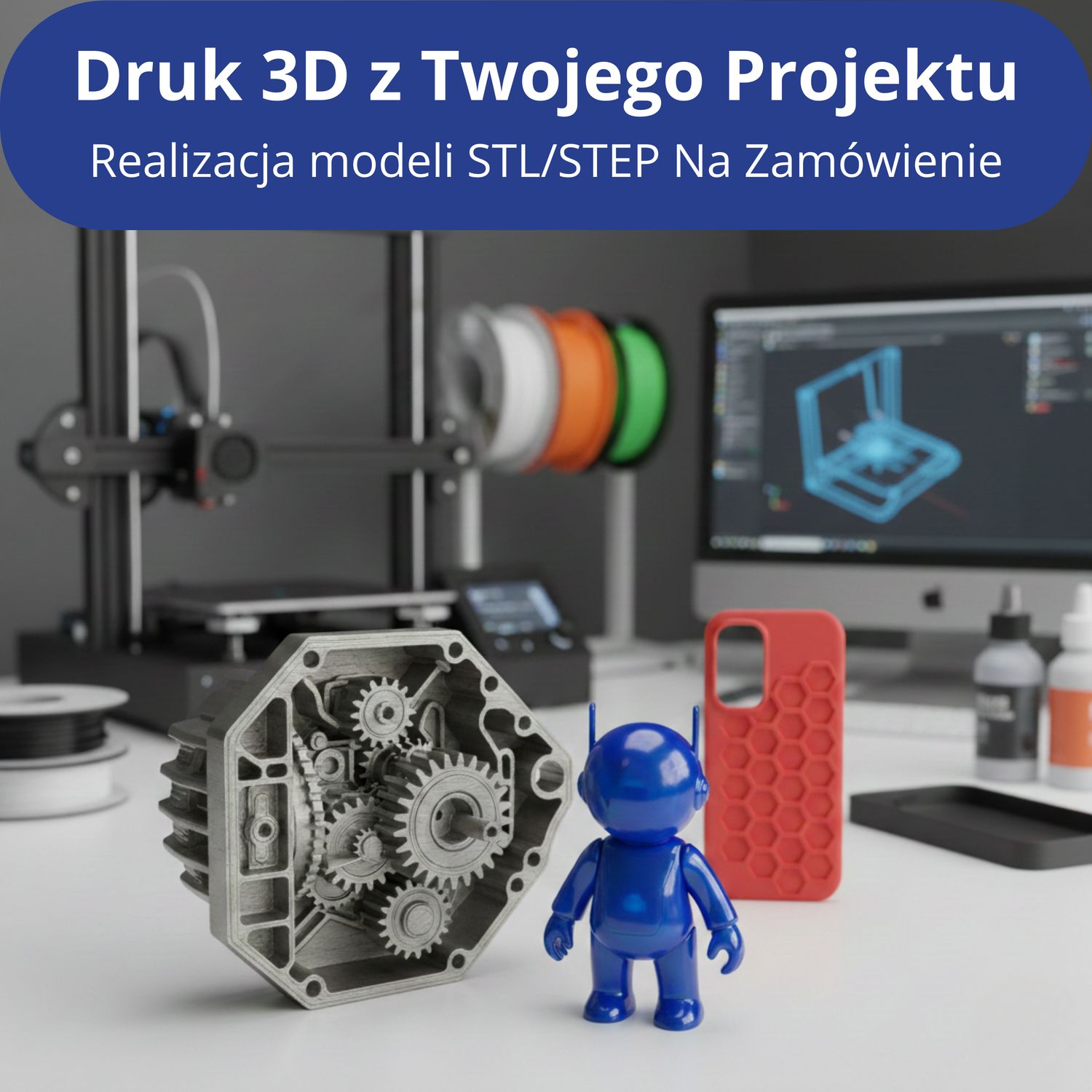 Druk 3D z Twojego Projektu Druk 3D z Twojego Projektu