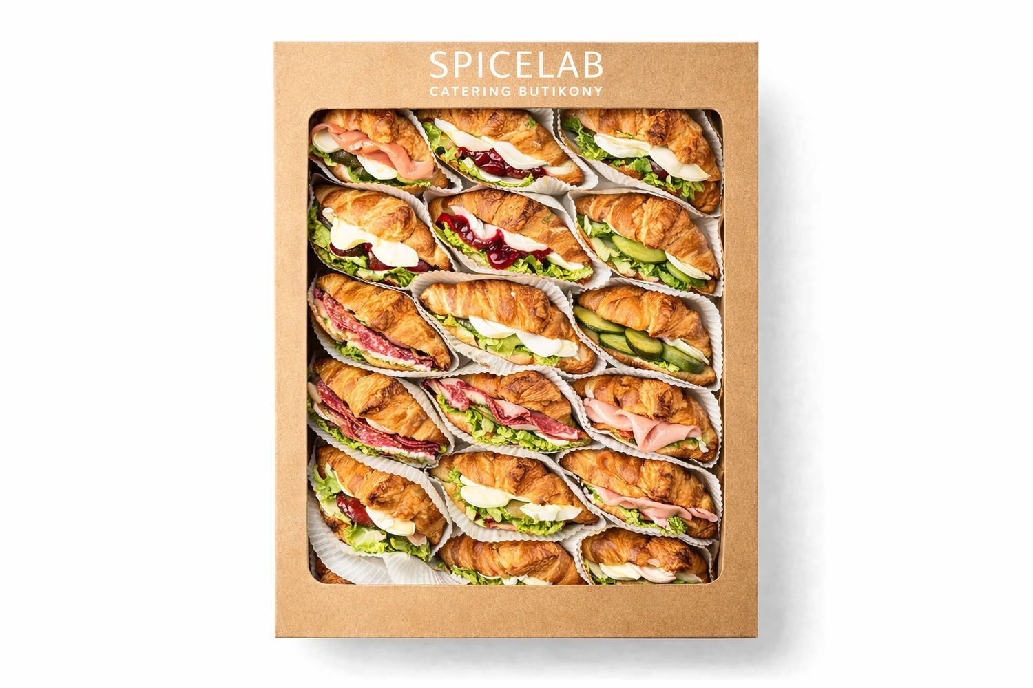 ​Słony Croissant Box Mini VEGE