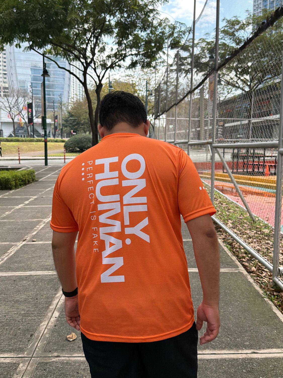 Only Human Tee — Orange