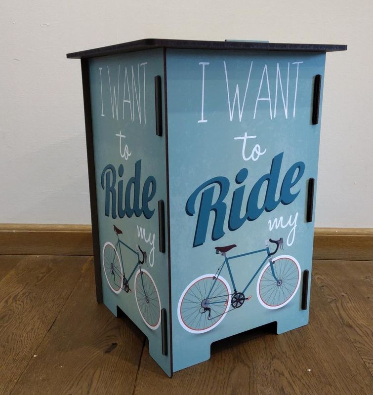 Werkhaus Photohocker "I want to Ride my bicycle"