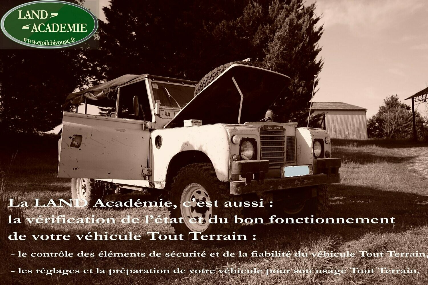 Forfait  vérification de l’état et du bon fonctionnement de votre véhicule Tout Terrain