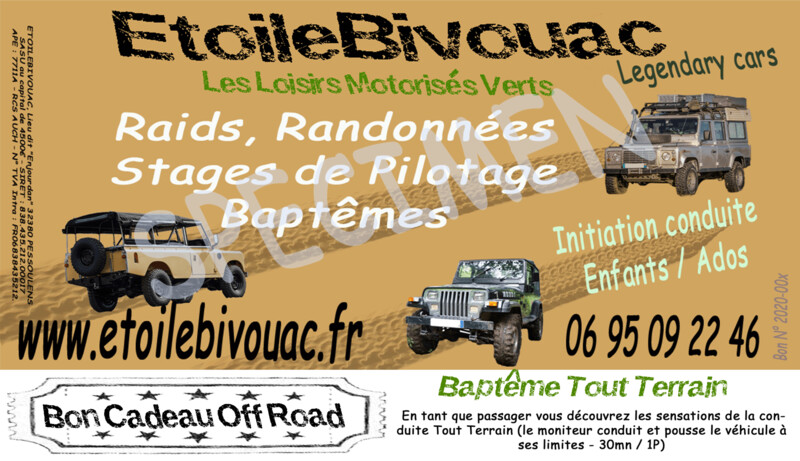 Baptême Tout Terrain en "Defender Grand Raid"