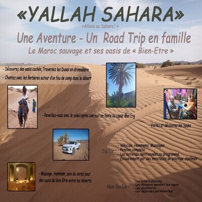 Road Trip / Voyage au Maroc (prix/p)