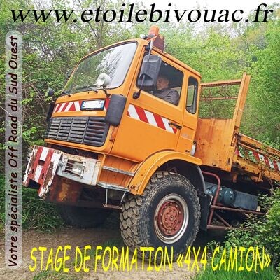 Stage de pilotage Tout Terrain POIDS LOURDS / Camions (Tarif journée)
