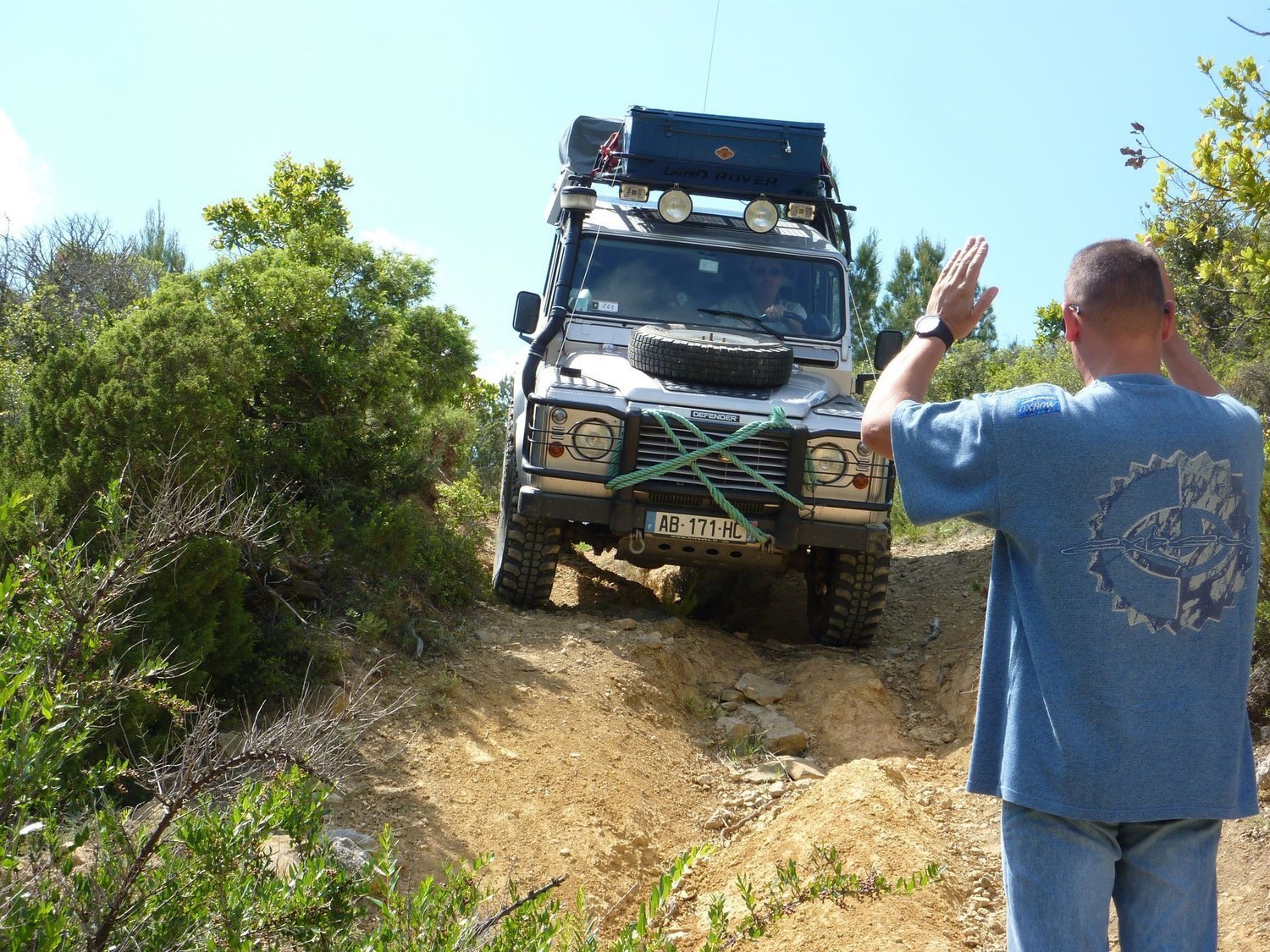Initiation Tout terrain en Defender TD5